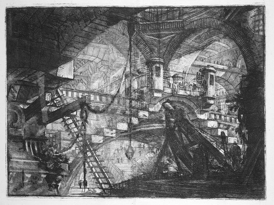 The Arch with a Shell Ornament Digital Art by Giovanni Piranesi