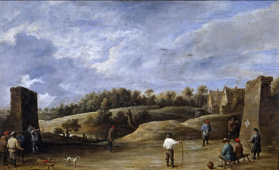 The Archery Contest Painting by David Teniers the Younger