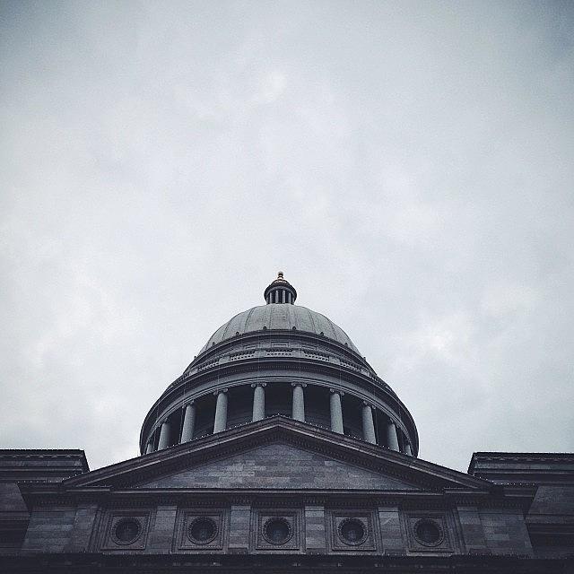 The Arkansas State Capitol Building Was Photograph by Taylor Flynn