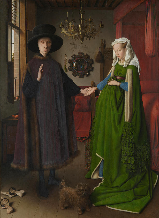 The Arnolfini Portrait Painting by Jan van Eyck
