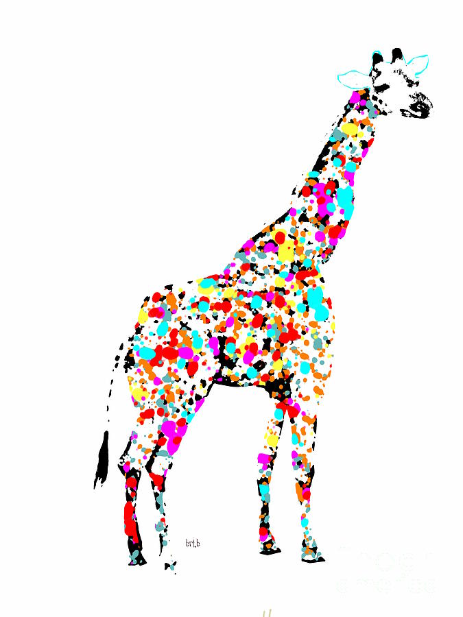 The Art Giraffe Painting
