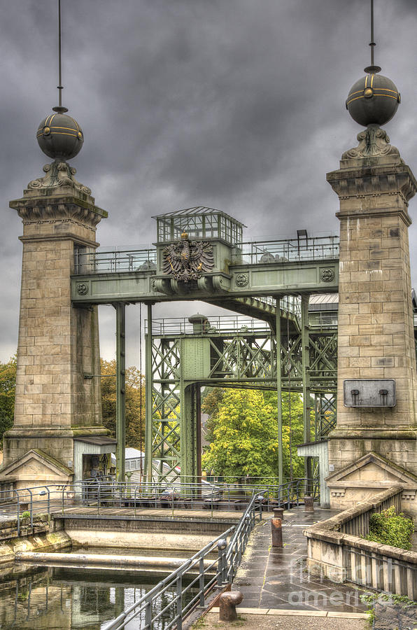 The Art Nouveau Ships Elevator - Portal view Photograph by Heiko Koehrer-Wagner