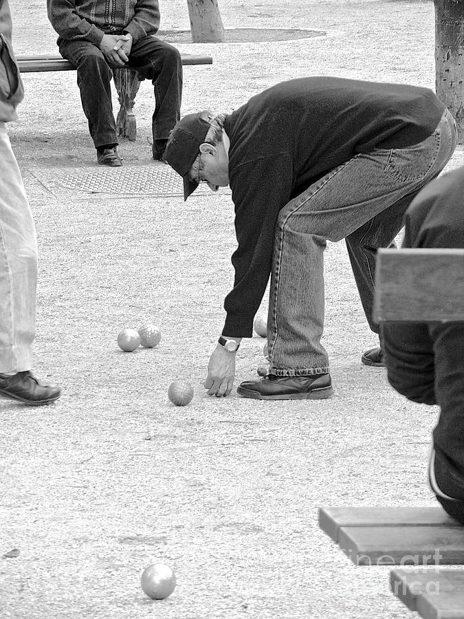 The Art of Boules  Photograph by Suzanne Oesterling