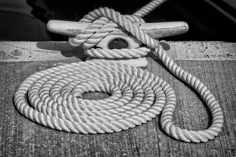 The Art of Rope Lying Photograph by Nikolyn McDonald