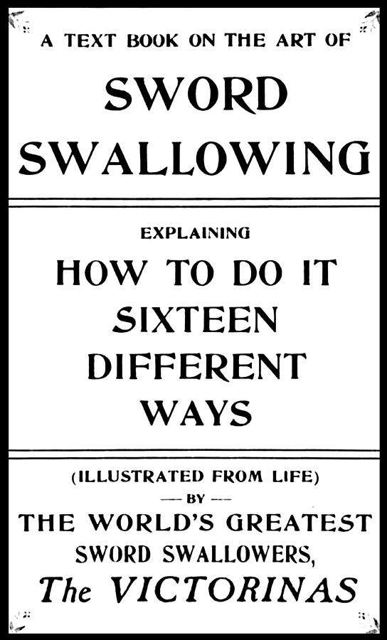 The Art Of Sword Swallowing Photograph by Science Source