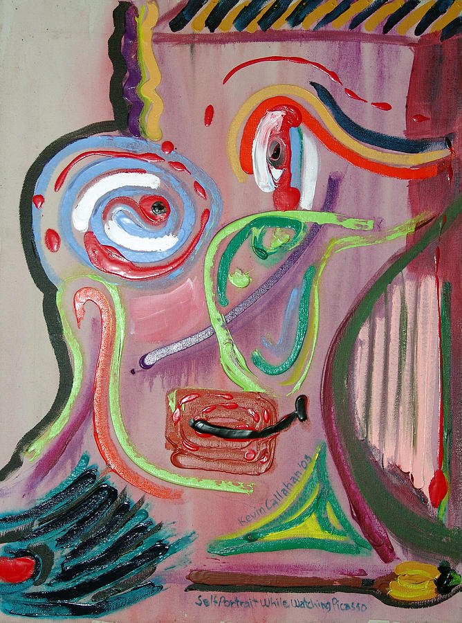 Abstract Painting - The Artist as Picasso by Kevin Callahan