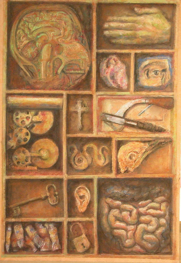 The Artist Cabinet Drawing by Paez  Antonio