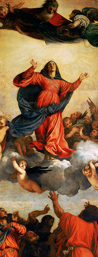 Up Movie Painting - The Assumption of the Virgin by Titian