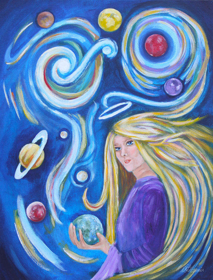 The Astrologer Painting by Diana Haronis