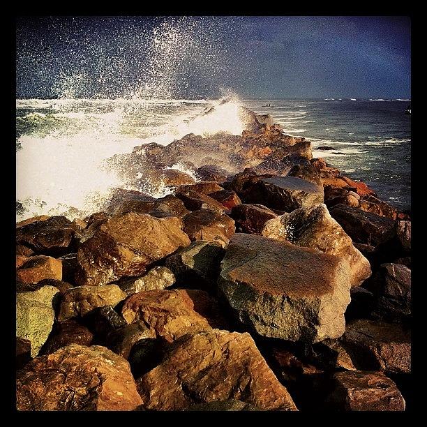 The Atlantic Was Angry Today! Photograph by Derek Sanford
