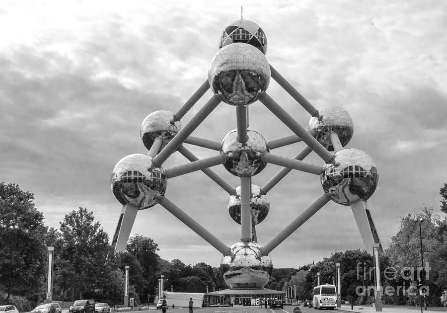 The Atomium in Brussels Photograph by Pravine Chester