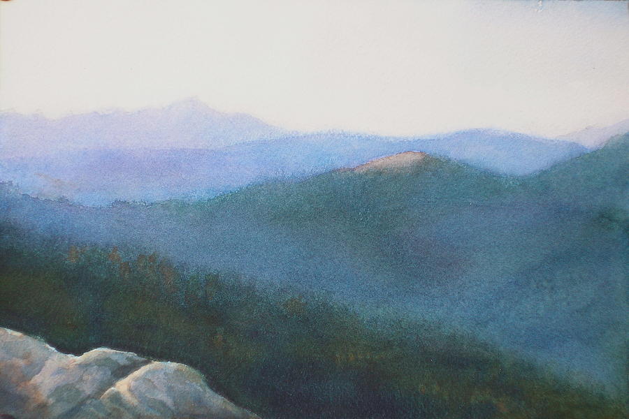 The Back Range Painting by Daniel Dayley