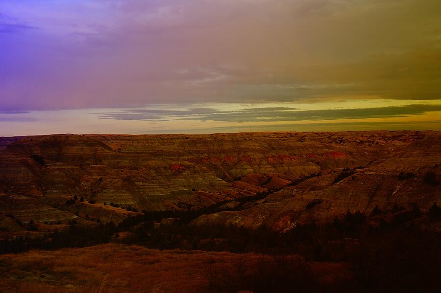 The Badlands Photograph by Jeff Swan