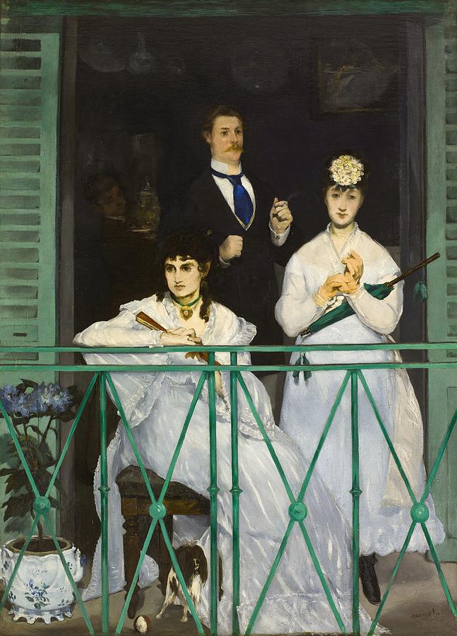 Edouard Manet Painting - The Balcony by Edouard Manet