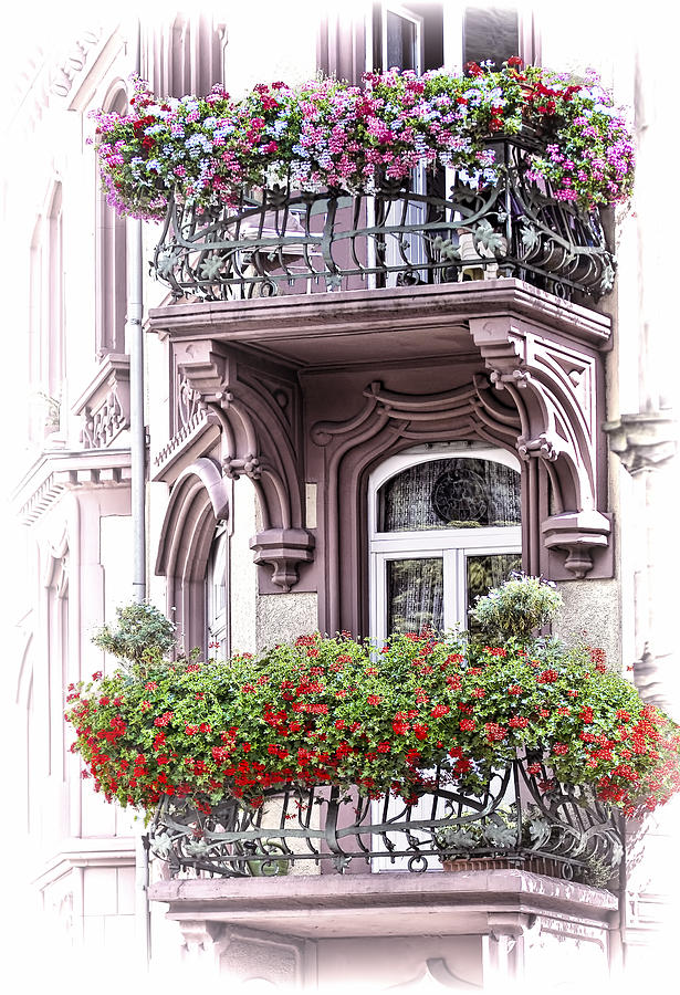 Architecture Photograph - The Balcony by Marcia Colelli