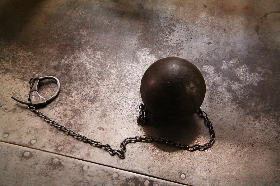 The Ball And Chain Photograph by Jeff Swan