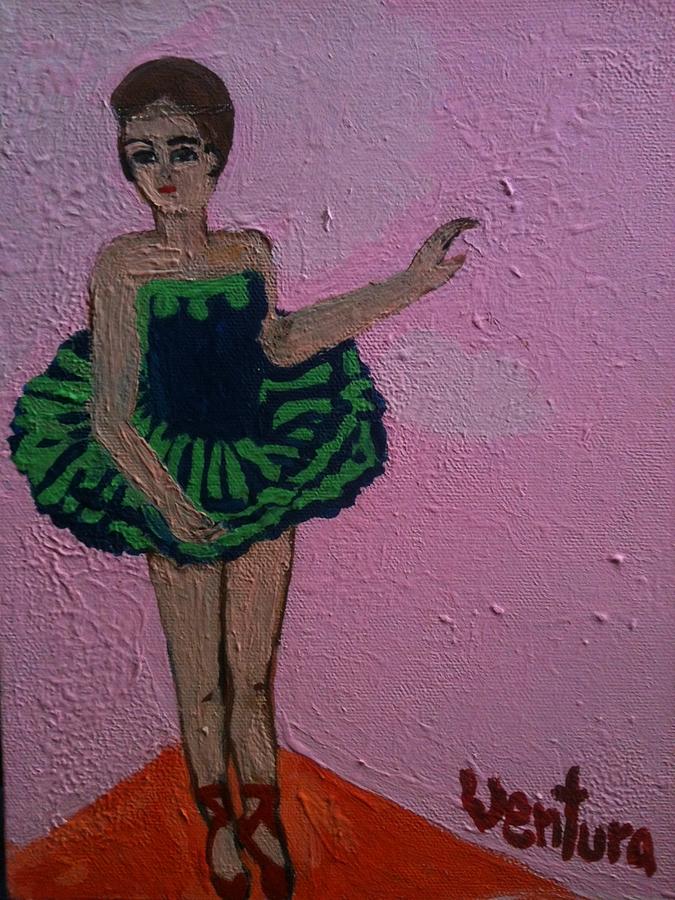 The Ballerina Painting by Clare Ventura
