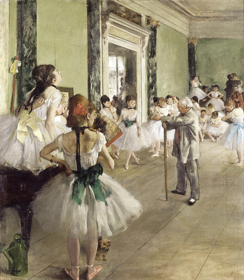 The Ballet Class Painting by Edgar Degas