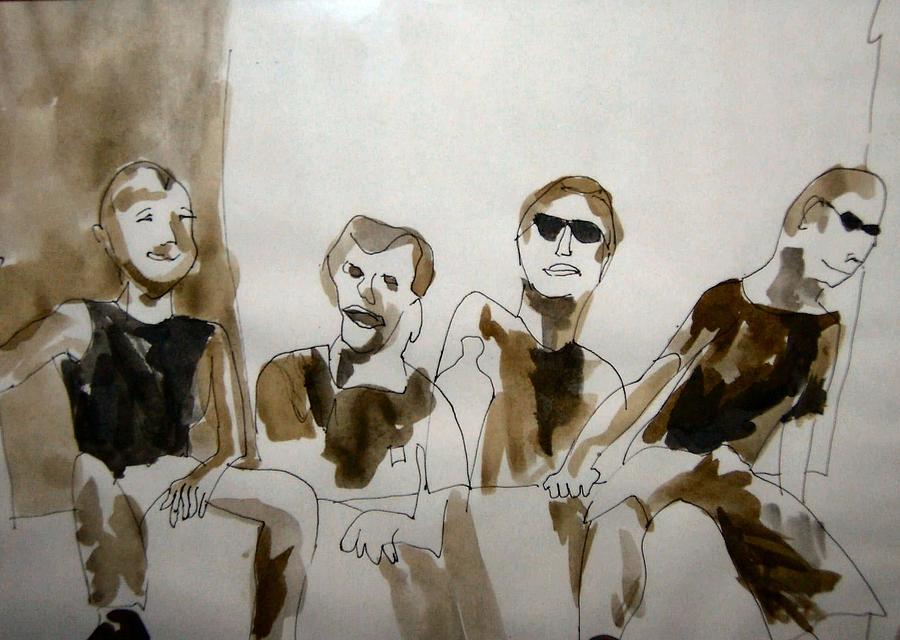 The Band Painting by Esther Newman-Cohen