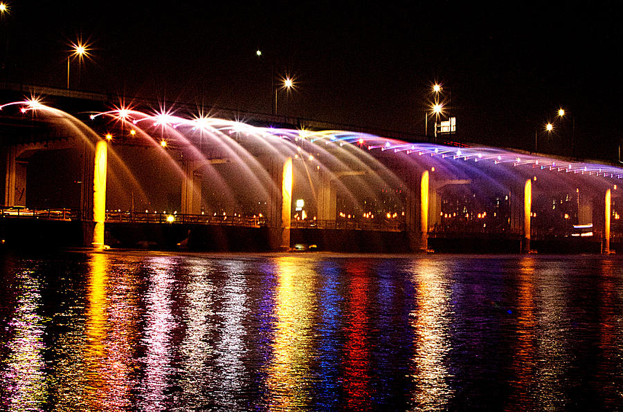 The Banpo Bridge  Photograph by Emily Grace