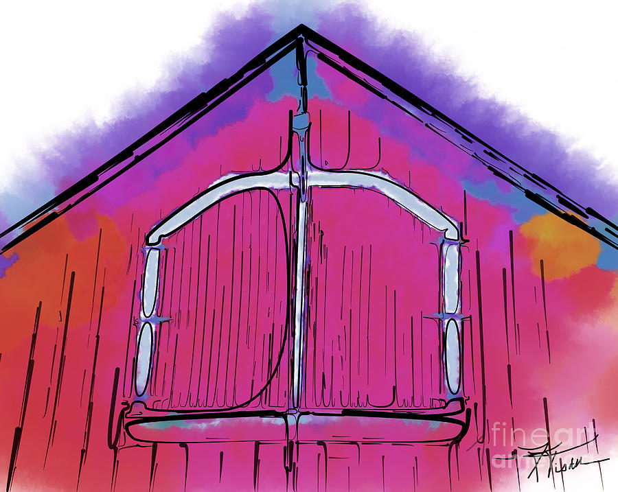 The Barn Door Digital Art by Kirt Tisdale