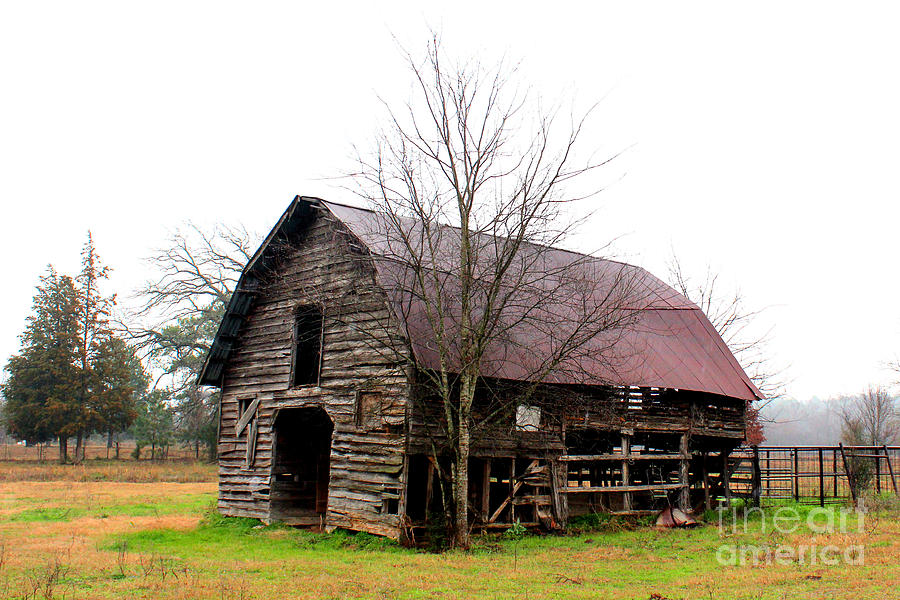The Barn That Once Was Photograph by Kathy  White