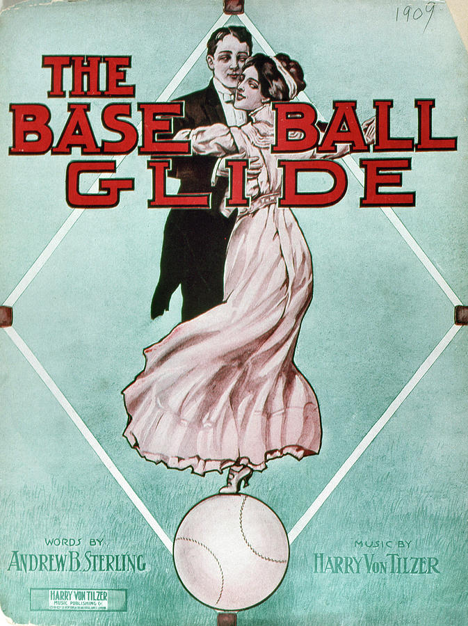 Baseball Painting - The Baseball Glide, 1909 by Granger