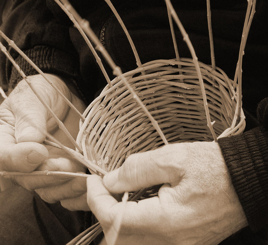 The Basket Weaver Photograph by Marcia Socolik