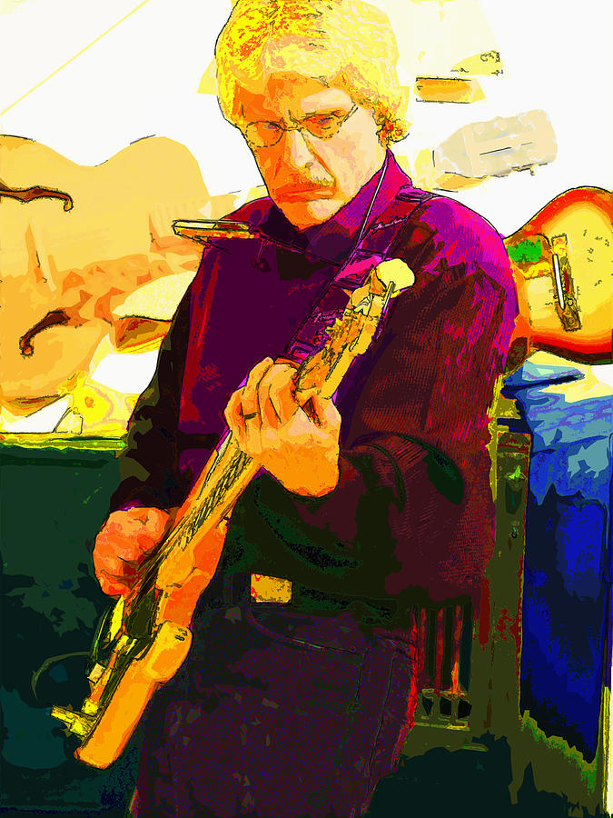 The Bass Player Photograph by C H Apperson