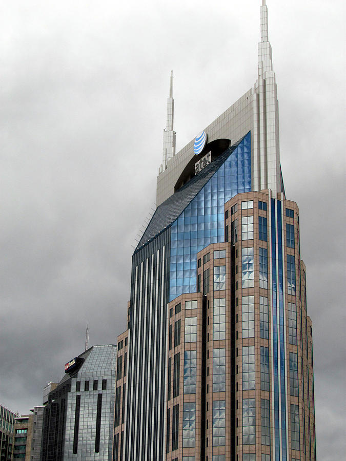 The Batman Building ATandT Nashville Photograph by Judy Wanamaker