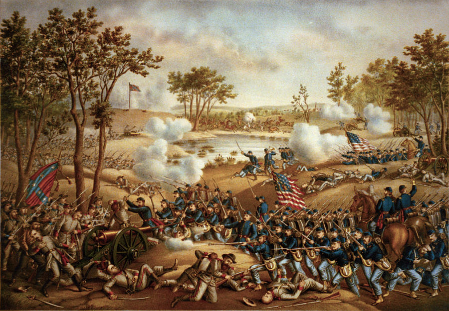 The Battle Of Cold Harbor Digital Art by Kurz and Allison