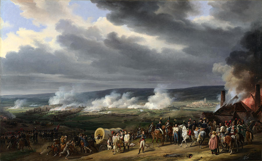 The Battle of Jemappes Painting by Horace Vernet