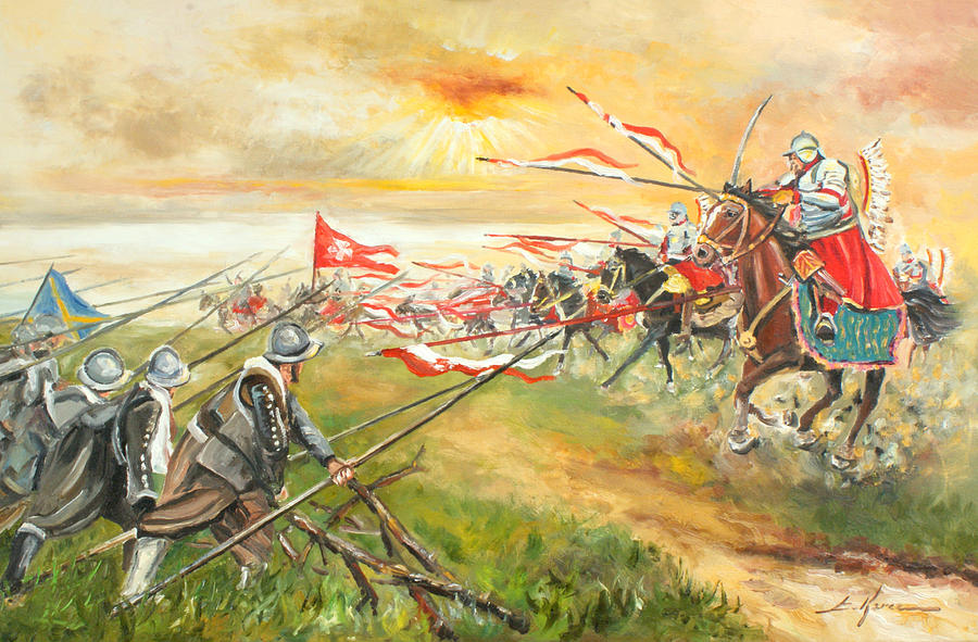 The Battle of Kircholm Painting by Luke Karcz
