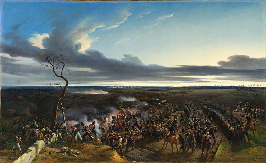 The Battle of Montmirail Painting by Horace Vernet