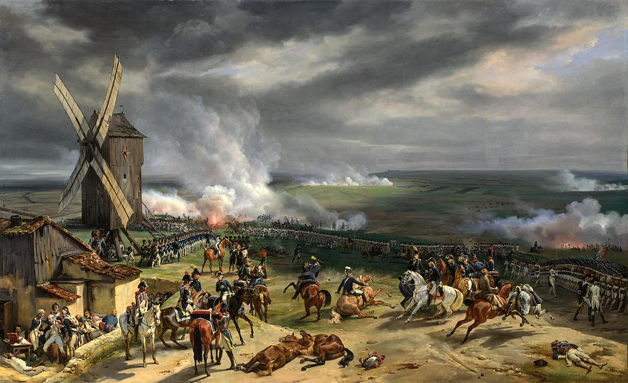 The Battle of Valmy Painting by Horace Vernet