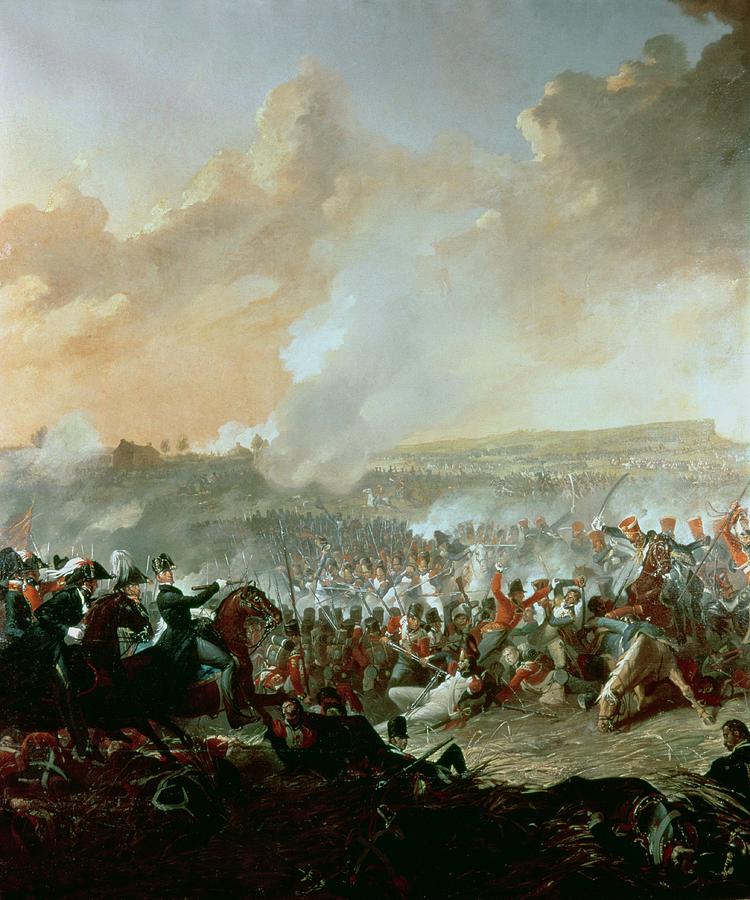The Battle Of Waterloo, 18th June 1815 Oil On Canvas Detail Of 209202 Photograph by Denis Dighton