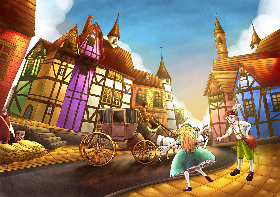 The Bavarian Village Painting by Reynold Jay