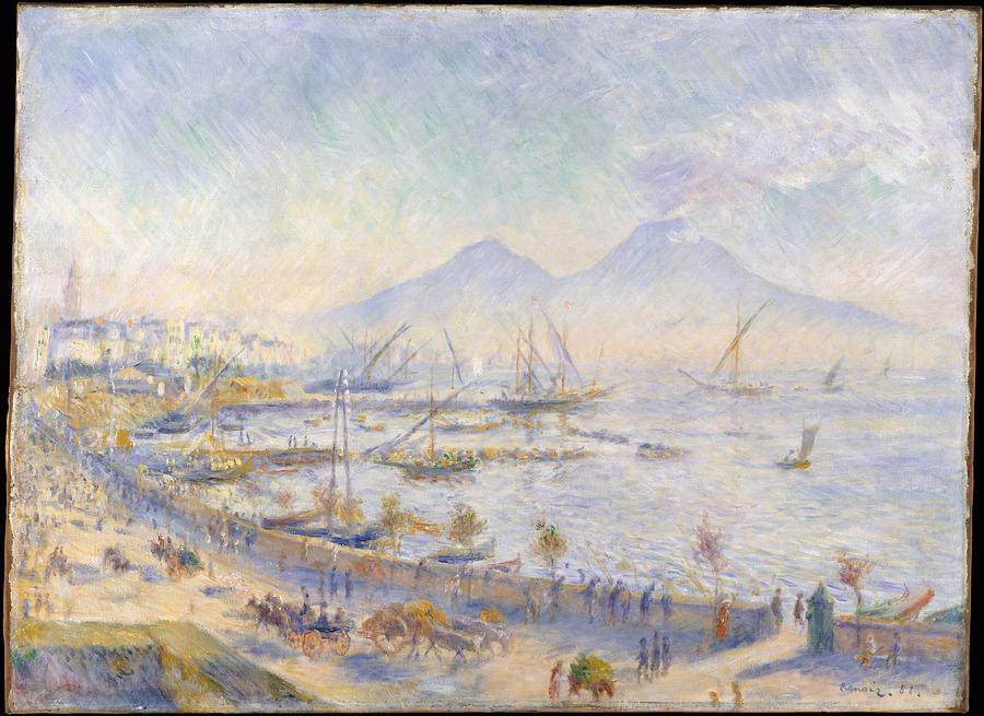Pierre Auguste Renoir Painting - The Bay Of Naples by Auguste Renoir