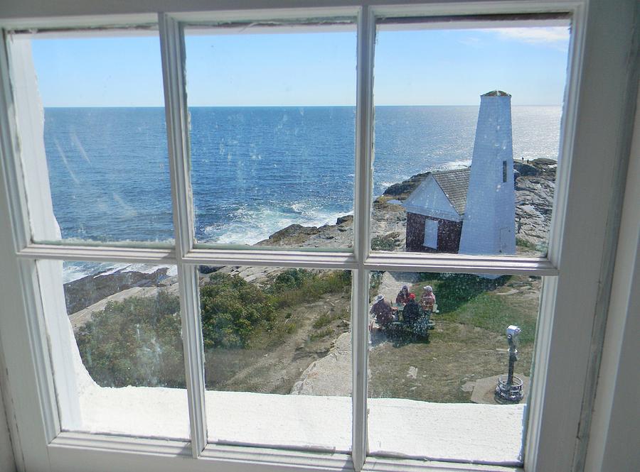 The Bay Through a Window Photograph by Jean Goodwin Brooks