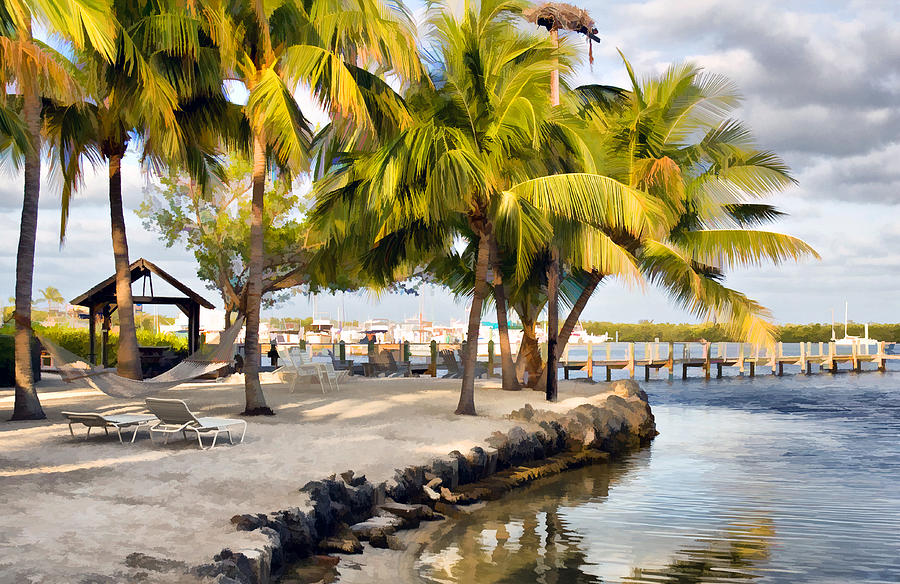 The Beach at Coconut Palm Inn Photograph by Ginger Wakem