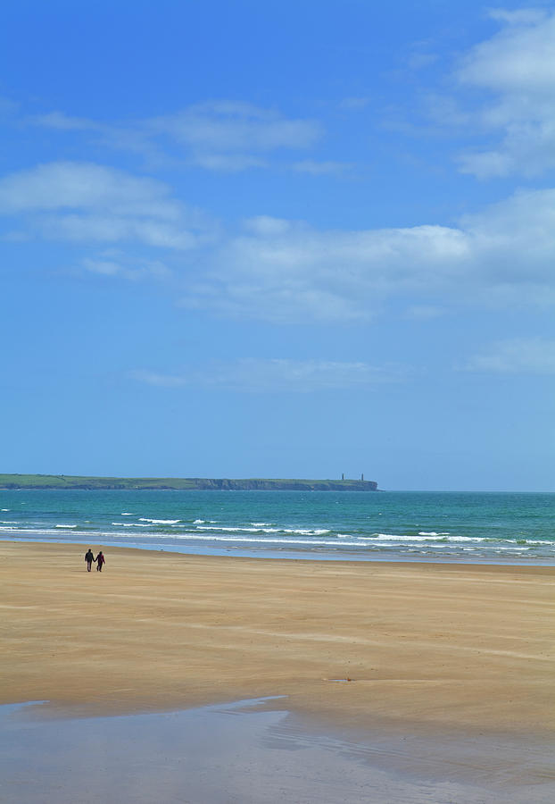 Beach Photograph - The Beach At Tramore, County Waterford by Panoramic Images