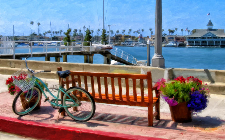Newport Beach Painting - The Beach Cruiser by Michael Pickett