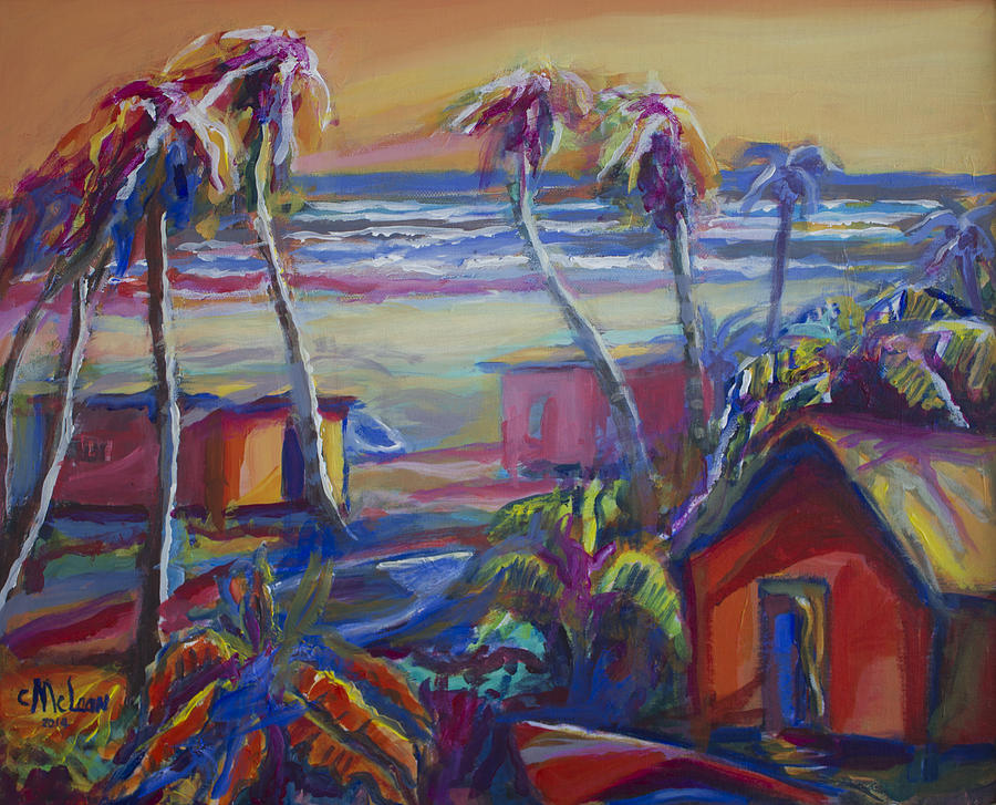 The Beach Painting by Cynthia McLean