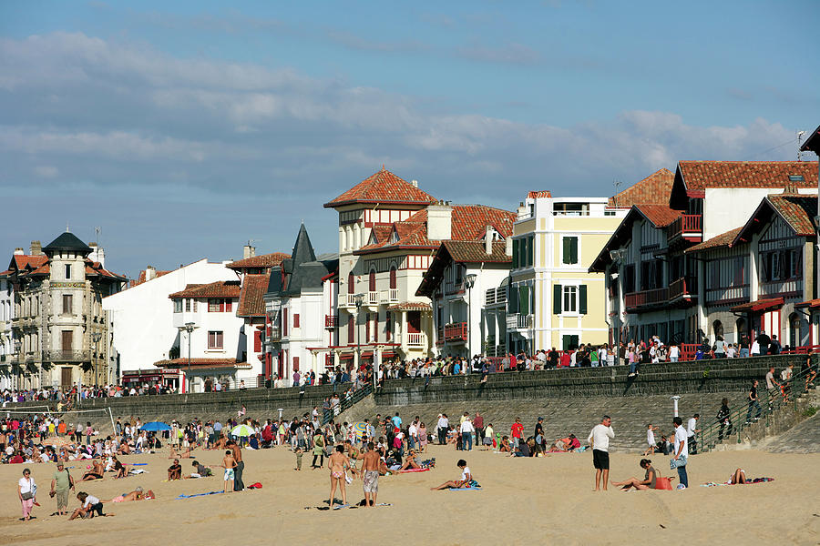 The Beach Of St Jean De Luz Photograph by Oliver Strewe
