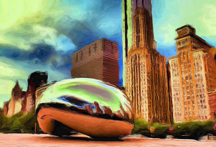 The Bean - 20 Painting by Ely Arsha
