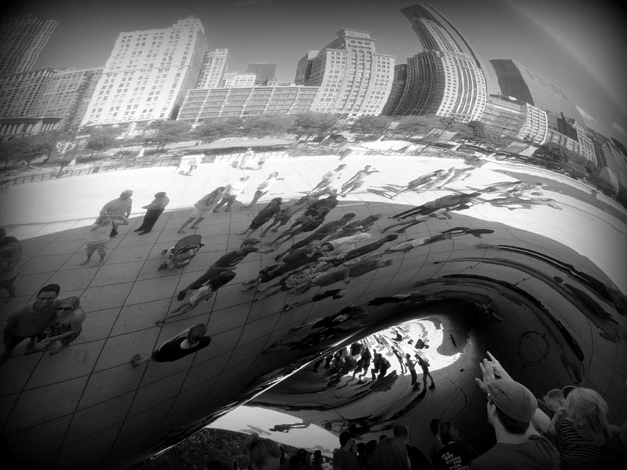The Bean in Chicago Photograph by Donna Spadola