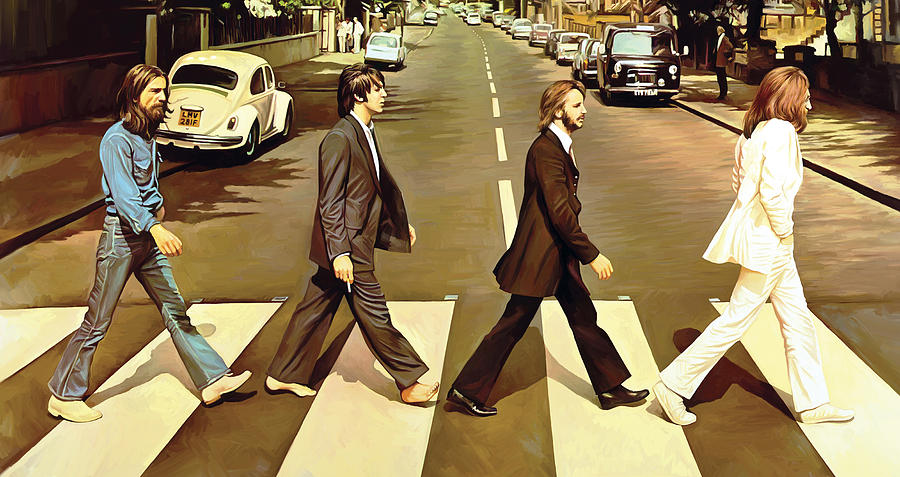 The Beatles Abbey Road Artwork by Sheraz A