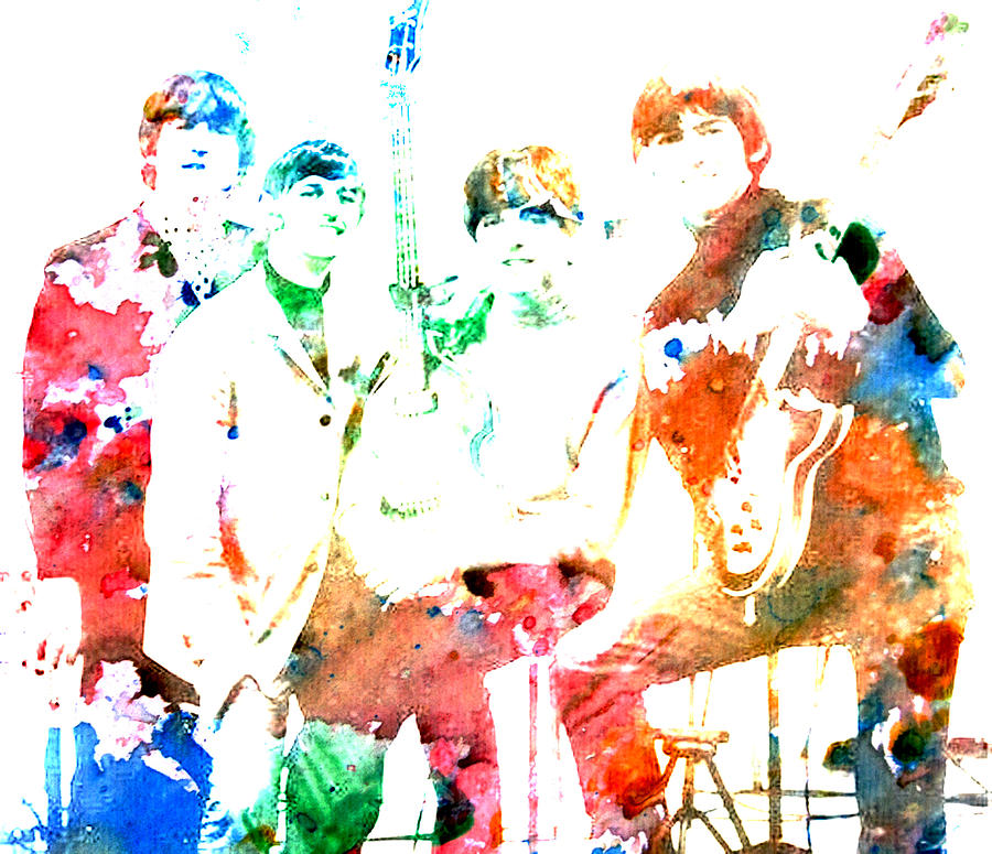 The Beatles Digital Art by Brian Reaves