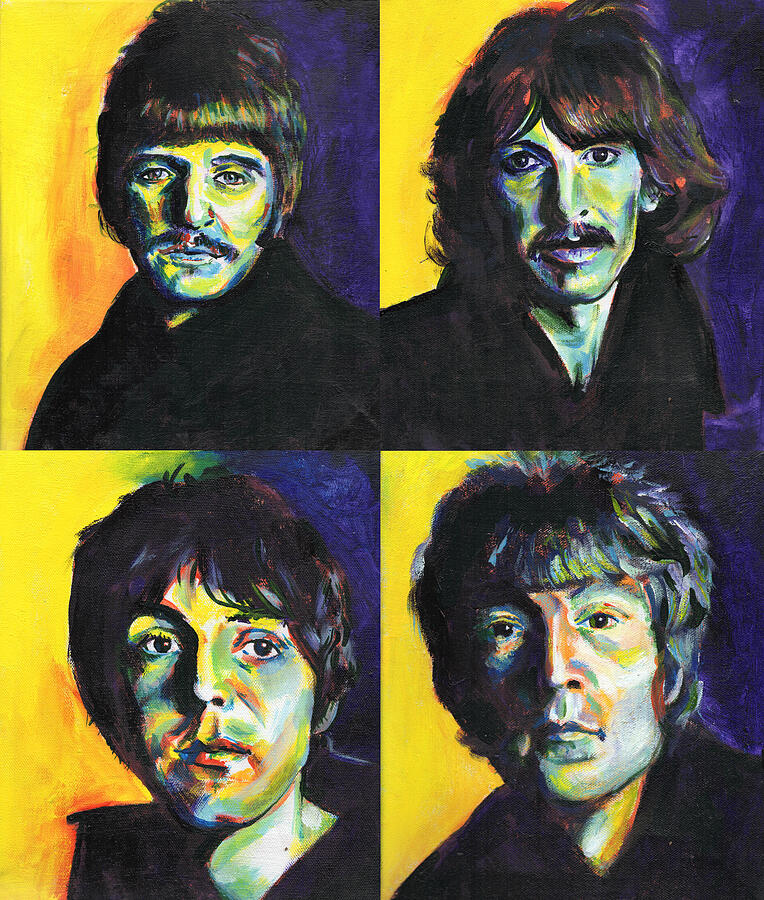 The Beatles Painting by Charles Bickel - Fine Art America