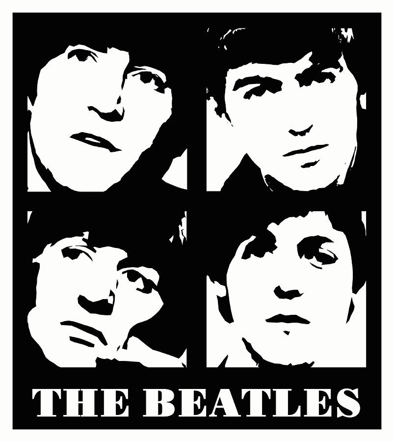 The Beatles Digital Art by David G Paul - Fine Art America